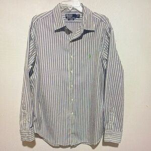 Polo Ralph Lauren Navy and White Striped Shirt